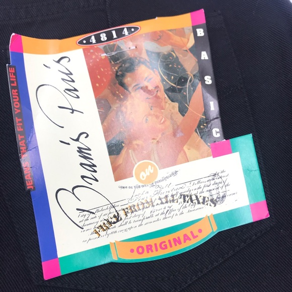 BRAM’S PARIS| Mom Jean in Blk (Workwear jean) NWT - Picture 7 of 13